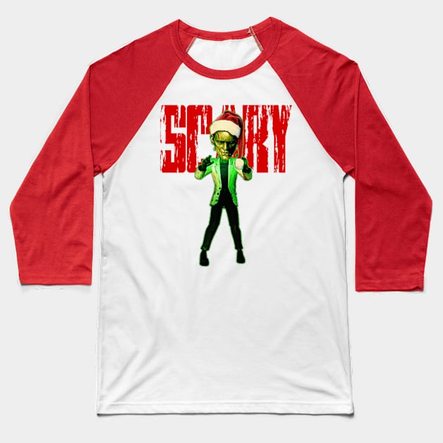 frankenstein halloween Baseball T-Shirt by hot_issue